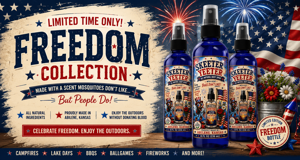 Skeeter Yeeter Limited Release FREEDOM 8 oz Body Spray