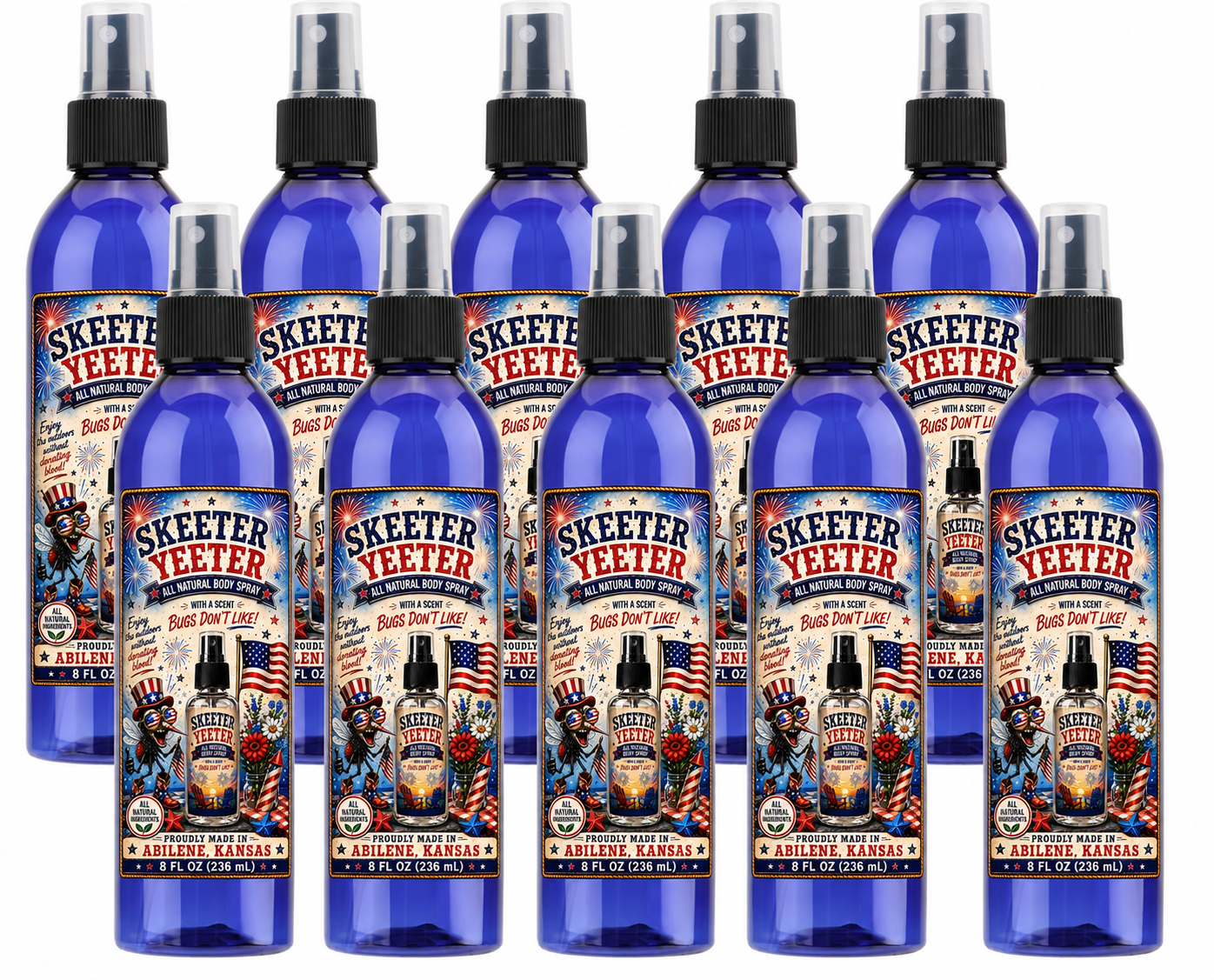 Skeeter Yeeter Limited Release FREEDOM 8 oz Body Spray
